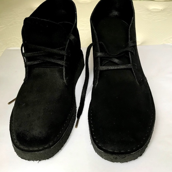 Clarks Desert Coal Black Suede, mens, 13 main image 11